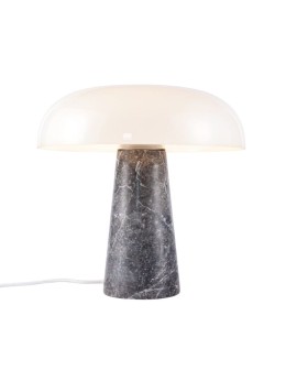 DFTP by NORDLUX Lampa stołowa GLOSSY 1xE27 15W Marmur Szary