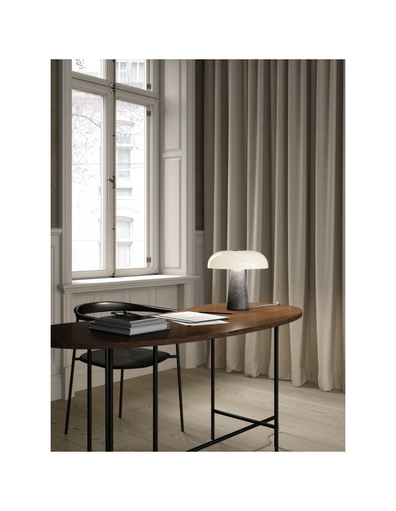 Scandinavian style table lamps - DFTP by NORDLUX GLOSSY table lamp 1xE27 15W Marble Grey. - product kolory-swiatla.pl 2