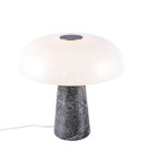 Scandinavian style table lamps - DFTP by NORDLUX GLOSSY table lamp 1xE27 15W Marble Grey. - product 3