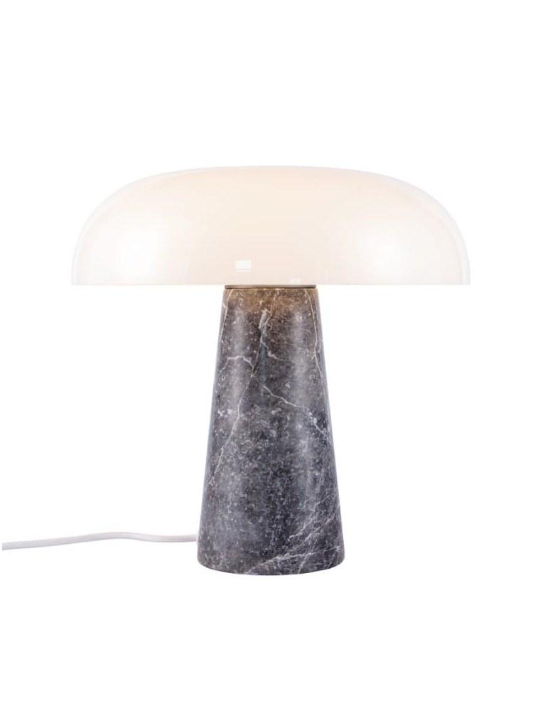 Scandinavian style table lamps - DFTP by NORDLUX GLOSSY table lamp 1xE27 15W Marble Grey. - product kolory-swiatla.pl 5