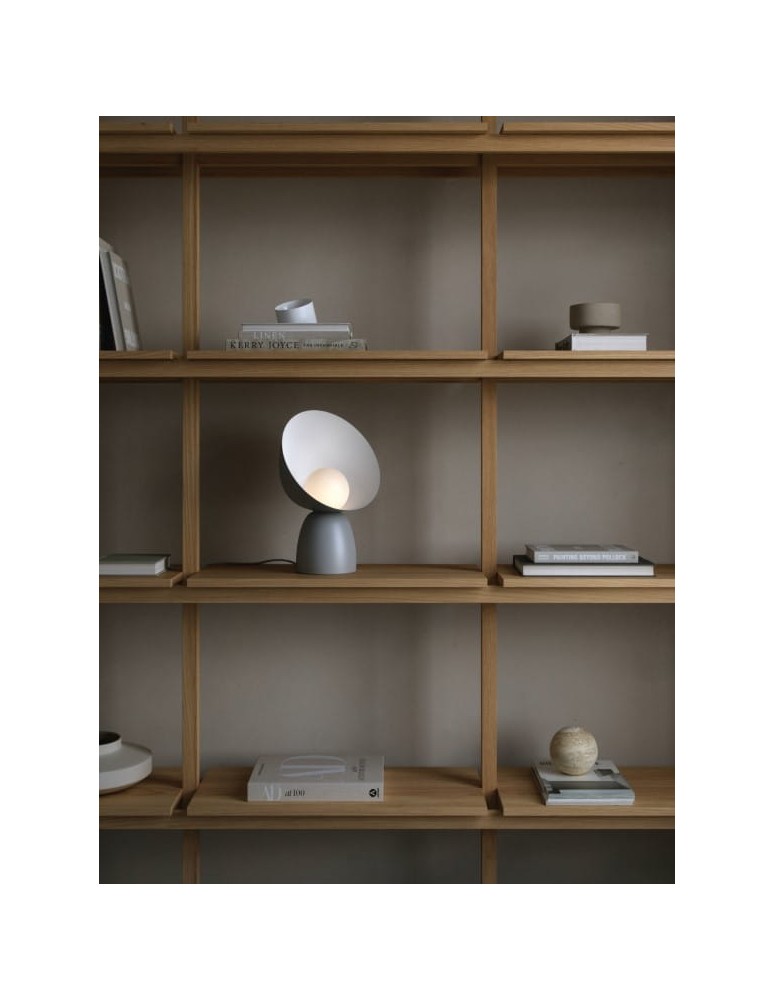 Scandinavian style table lamps - DFTP by NORDLUX HELLO table lamp 1xE14 25W Metal Grey. - product kolory-swiatla.pl 3