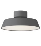 Scandinavian style ceiling lamps - DFTP by NORDLUX KAITO 1xLED Metal Grey ceiling lamp. - product 1