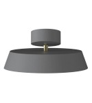 Scandinavian style ceiling lamps - DFTP by NORDLUX KAITO 1xLED Metal Grey ceiling lamp. - product 2