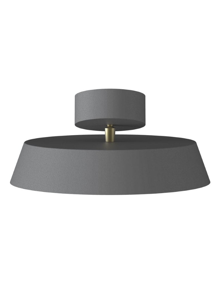 Scandinavian style ceiling lamps - DFTP by NORDLUX KAITO 1xLED Metal Grey ceiling lamp. - product kolory-swiatla.pl 2