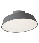 Scandinavian style ceiling lamps - DFTP by NORDLUX KAITO 1xLED Metal Grey ceiling lamp. - product 3