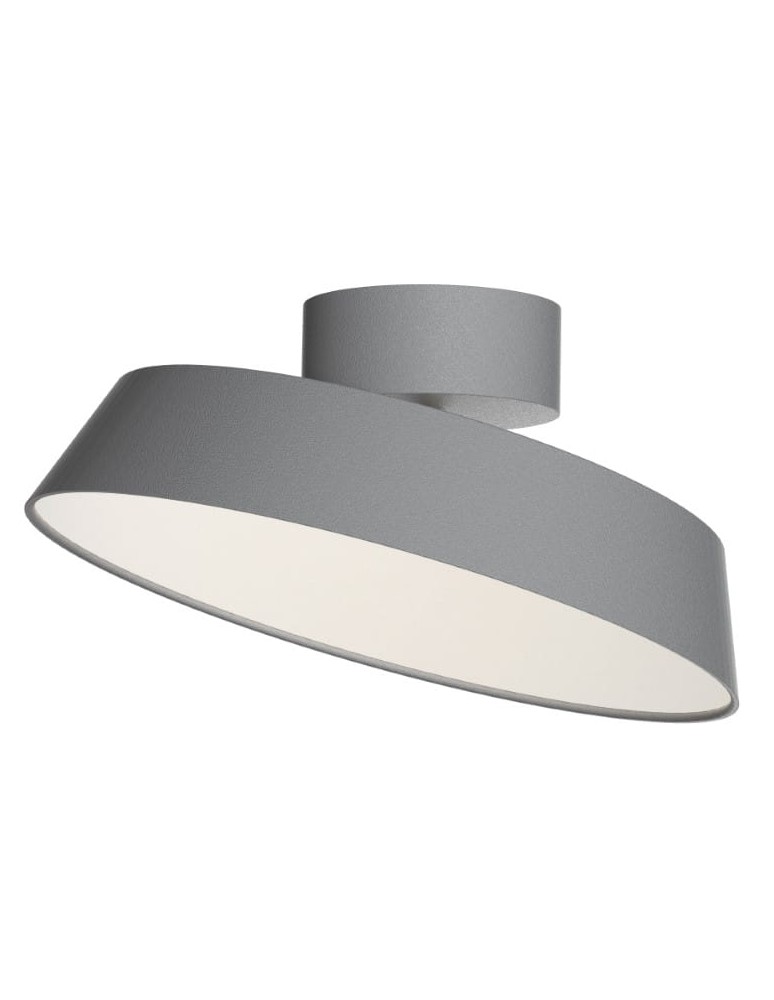Scandinavian style ceiling lamps - DFTP by NORDLUX KAITO 1xLED Metal Grey ceiling lamp. - product kolory-swiatla.pl 4