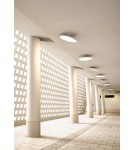 Scandinavian style ceiling lamps - DFTP by NORDLUX KAITO 1xLED Metal White ceiling lamp - product 3
