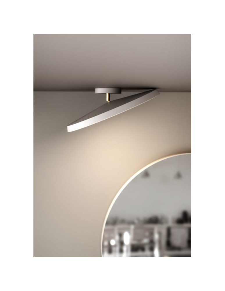 Scandinavian style ceiling lamps - DFTP by NORDLUX KAITO 1xLED Metal White ceiling lamp - product kolory-swiatla.pl 4
