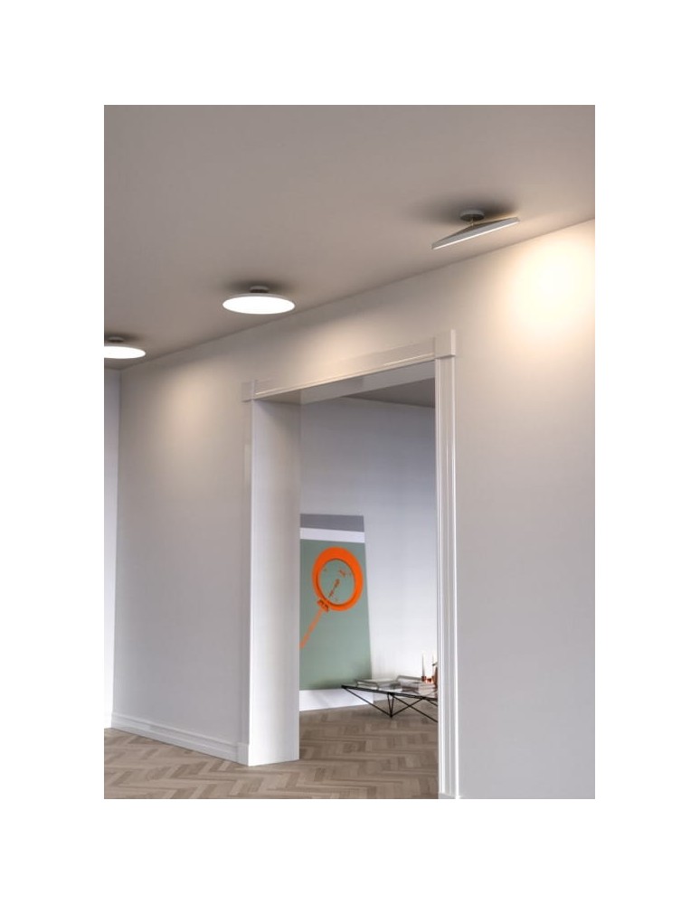 Scandinavian style ceiling lamps - DFTP by NORDLUX KAITO 1xLED Metal White ceiling lamp - product kolory-swiatla.pl 5