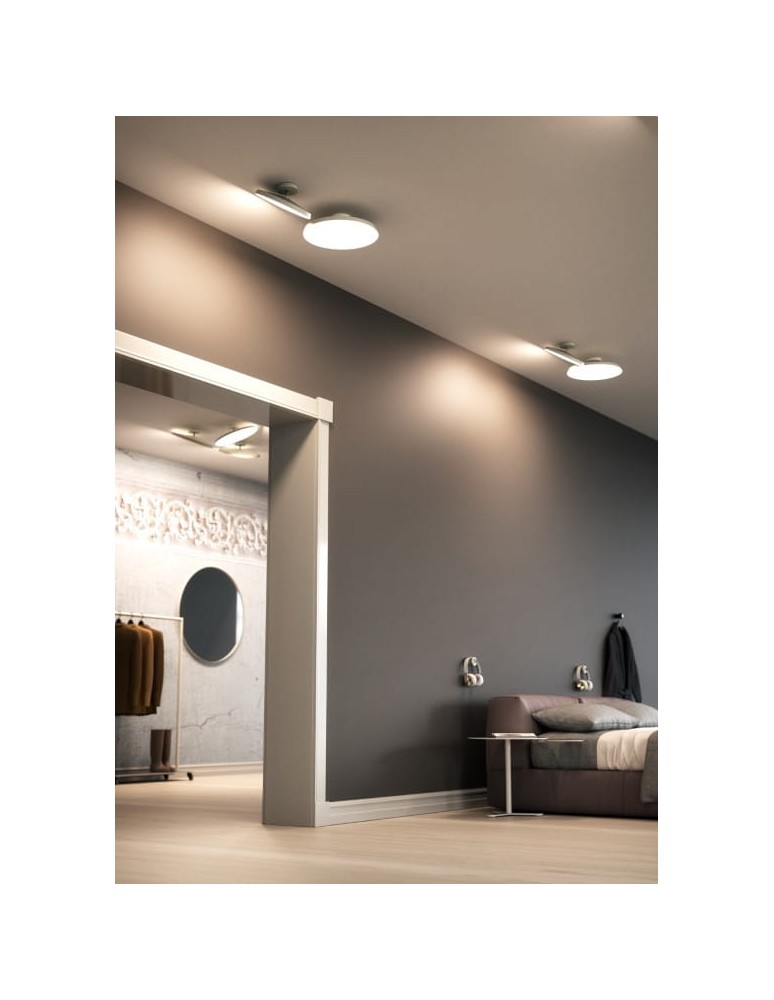 Scandinavian style ceiling lamps - DFTP by NORDLUX KAITO 1xLED Metal White ceiling lamp - product kolory-swiatla.pl 7