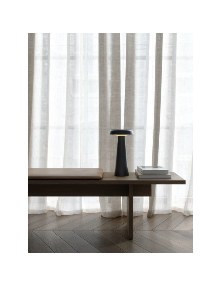 Scandinavian style table lamps - DFTP by NORDLUX ARCELLO 1xLED Metal Anthracite table lamp - product kolory-swiatla.pl 2