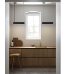 Pendant lamps over the island - DFTP by NORDLUX BEAU pendant lamp 1xS14S 8W Metal Black - product 2