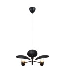 Scandinavian style chandeliers - DFTP by NORDLUX FABIOLA pendant lamp 3xGU10 40W Metal Black - product 3
