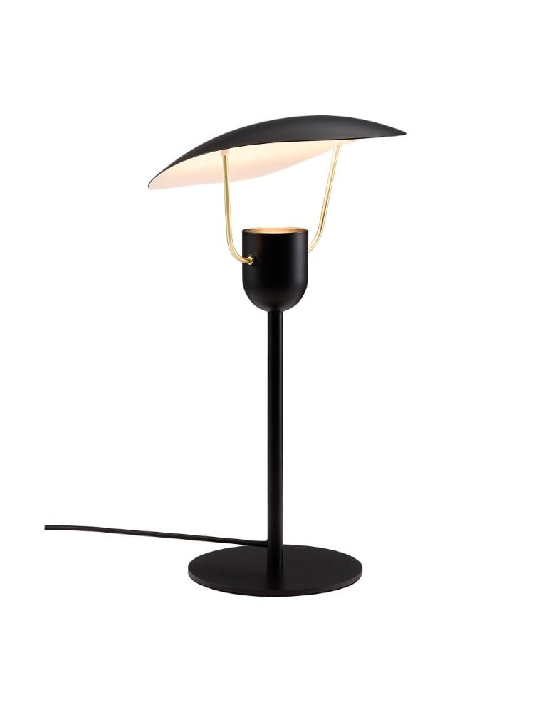 Scandinavian style table lamps - DFTP by NORDLUX FABIOLA table lamp 1xGU10 40W Metal Black. - product kolory-swiatla.pl 1