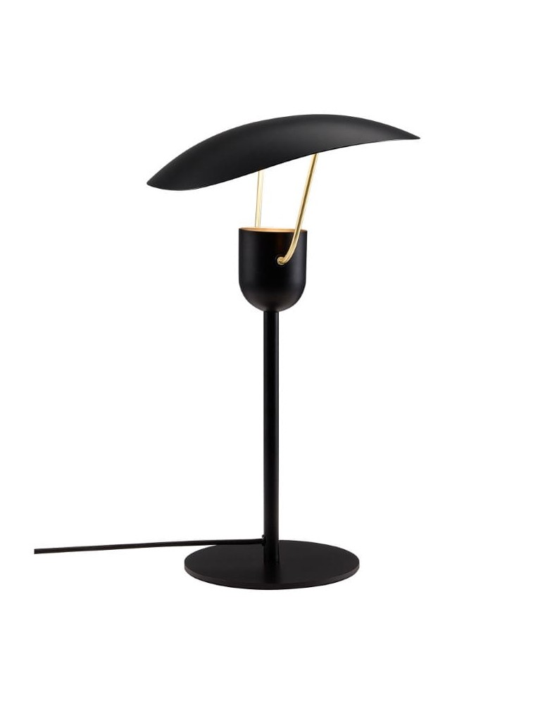 Scandinavian style table lamps - DFTP by NORDLUX FABIOLA table lamp 1xGU10 40W Metal Black. - product kolory-swiatla.pl 2