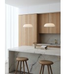 Scandinavian style pendant lamps - DFTP by NORDLUX GLOSSY pendant lamp 1xE14 25W Glass White - product 2