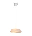 Scandinavian style pendant lamps - DFTP by NORDLUX GLOSSY pendant lamp 1xE14 25W Glass White - product 3
