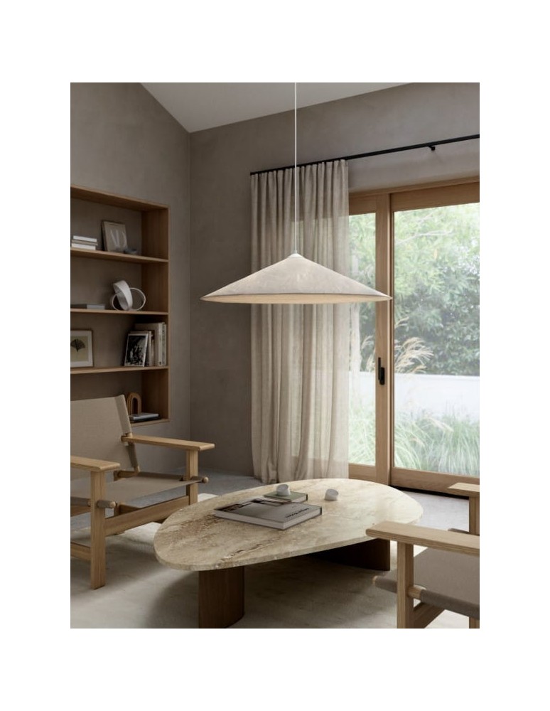 Scandinavian style pendant lamps - DFTP by NORDLUX HILL pendant lamp 3xE27 25W Paper White - product kolory-swiatla.pl 3