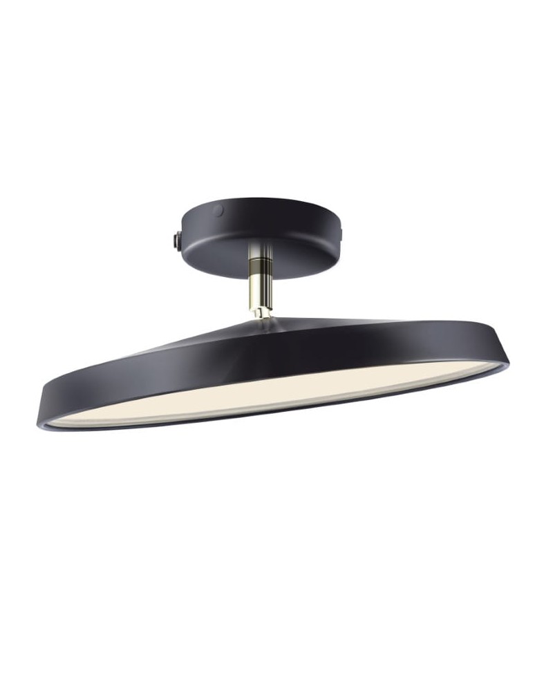 Scandinavian style ceiling lamps - DFTP by NORDLUX KAITO 1xLED Metal ceiling lamp Black - product kolory-swiatla.pl 1