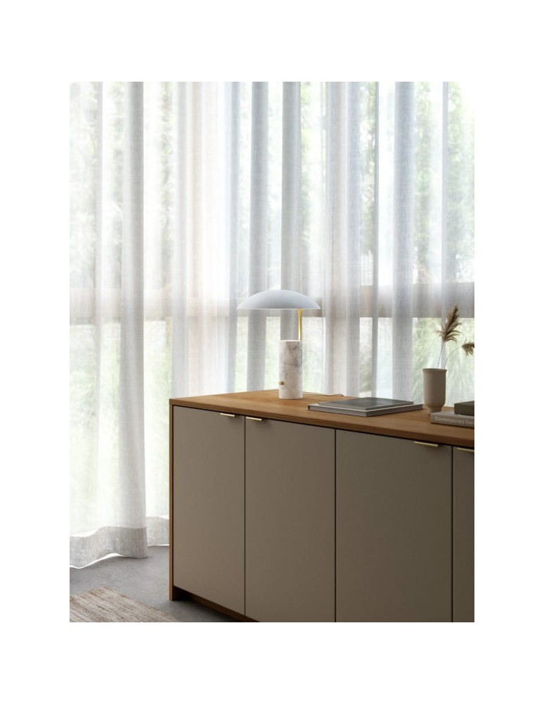 Scandinavian style table lamps - DFTP by NORDLUX MADEM table lamp 1xGU10 15W Marble White - product kolory-swiatla.pl 2