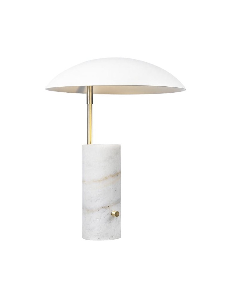 Scandinavian style table lamps - DFTP by NORDLUX MADEM table lamp 1xGU10 15W Marble White - product kolory-swiatla.pl 3