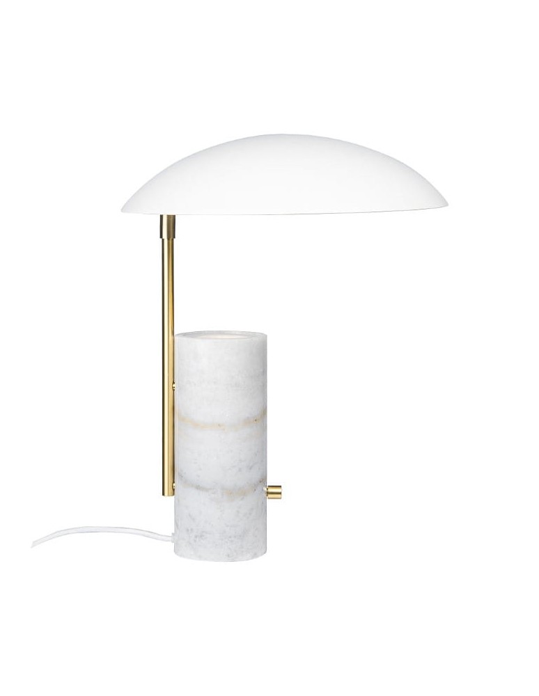 Scandinavian style table lamps - DFTP by NORDLUX MADEM table lamp 1xGU10 15W Marble White - product kolory-swiatla.pl 1