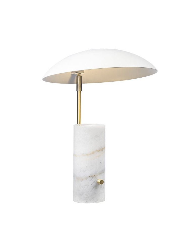 Scandinavian style table lamps - DFTP by NORDLUX MADEM table lamp 1xGU10 15W Marble White - product kolory-swiatla.pl 5