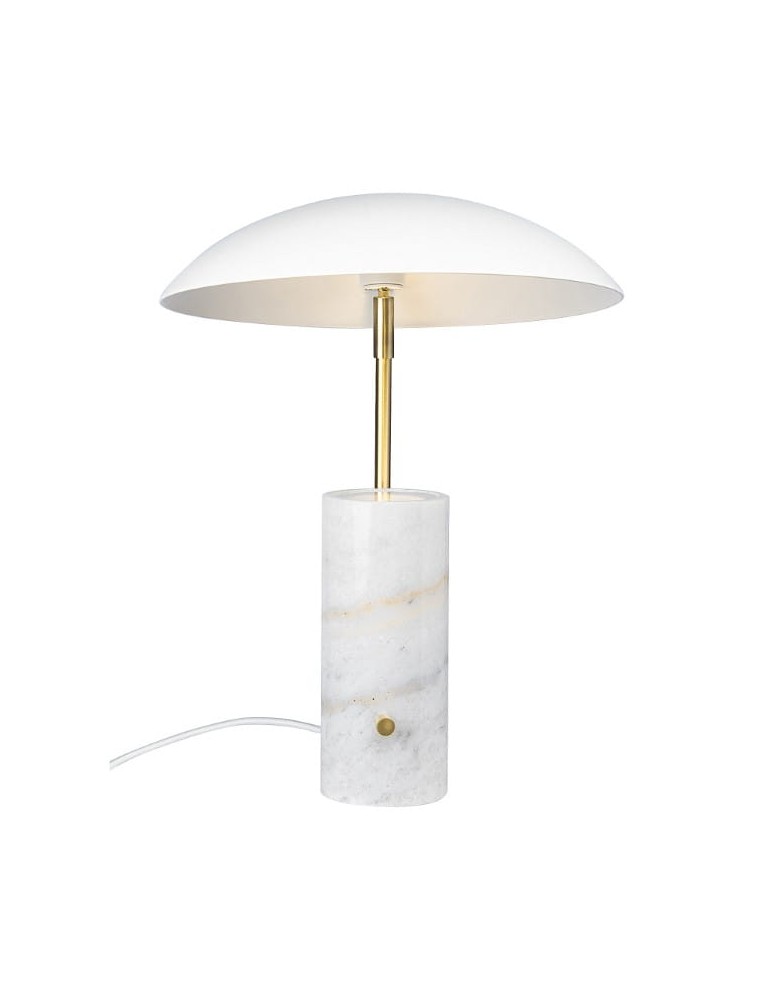 Scandinavian style table lamps - DFTP by NORDLUX MADEM table lamp 1xGU10 15W Marble White - product kolory-swiatla.pl 7