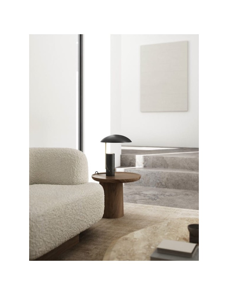 Scandinavian style table lamps - DFTP by NORDLUX MADEM table lamp 1xGU10 15W Marble Black. - product kolory-swiatla.pl 2