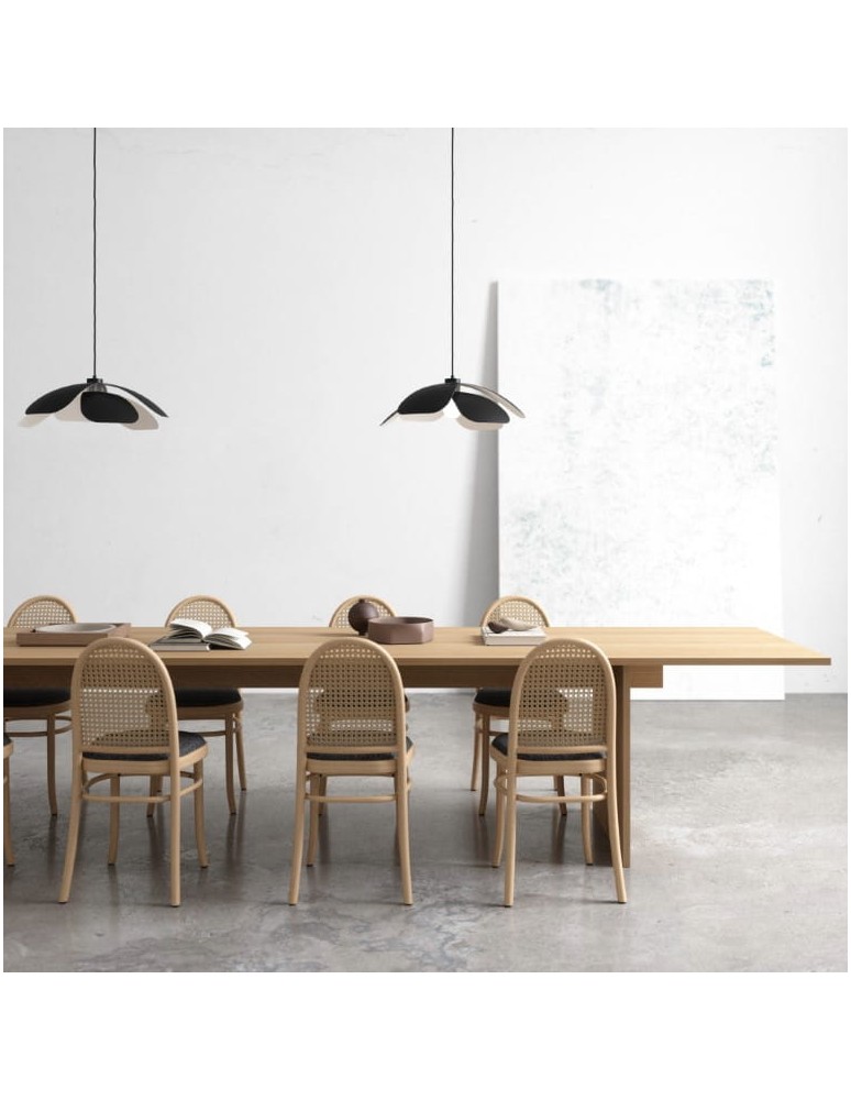 Scandinavian style pendant lamps - DFTP by NORDLUX Maple pendant lamp 1xE27 40W Metal Black - product kolory-swiatla.pl 2