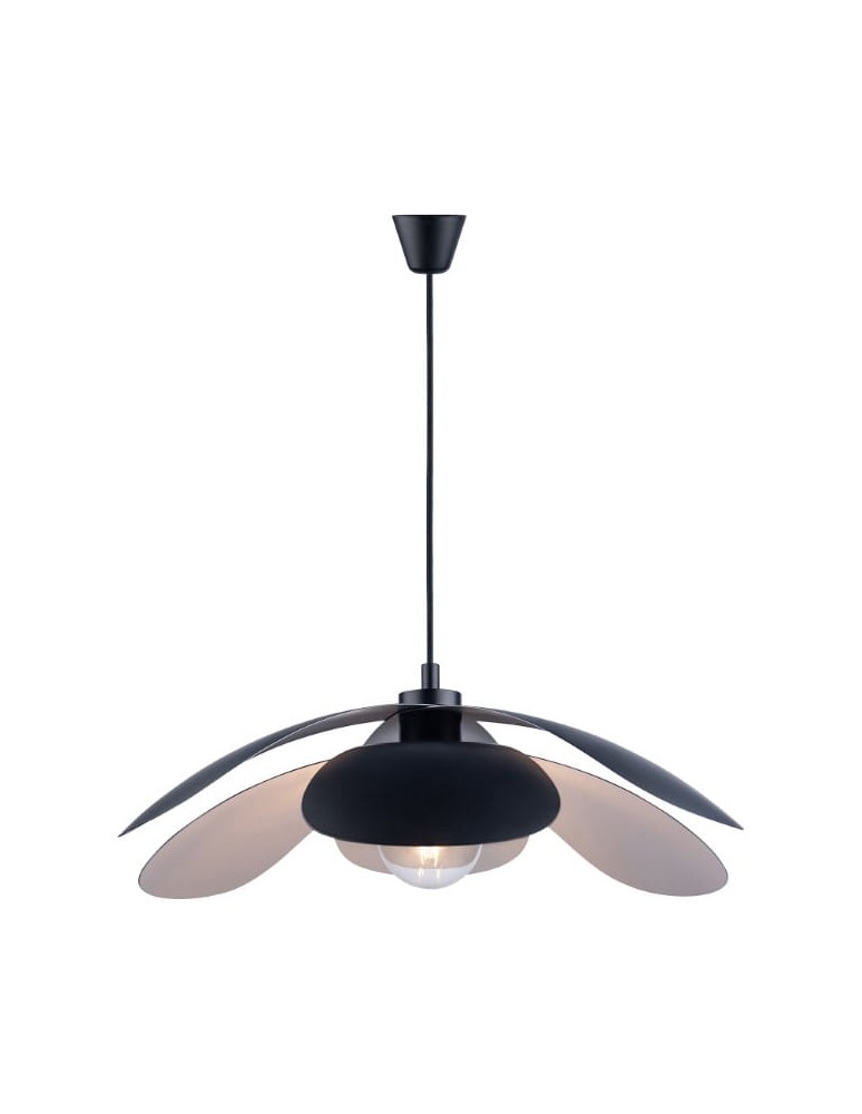Scandinavian style pendant lamps - DFTP by NORDLUX Maple pendant lamp 1xE27 40W Metal Black - product kolory-swiatla.pl 1