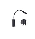 Reading wall lamps - Orlicki Design Nuto Nero LED wall lamp 3W 3000K - product 1