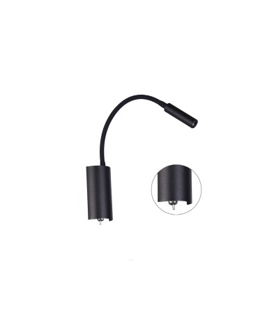 Orlicki Design Nuto Nero LED wall lamp 3W 3000K