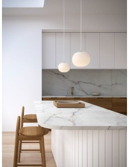 DFTP by NORDLUX Lampa wisząca NAVONE 1xE27 40W Szkło Biały - produkt 2