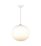 Scandinavian style pendant lamps - DFTP by NORDLUX NAVONE pendant lamp 1xE27 40W Glass White - product 3