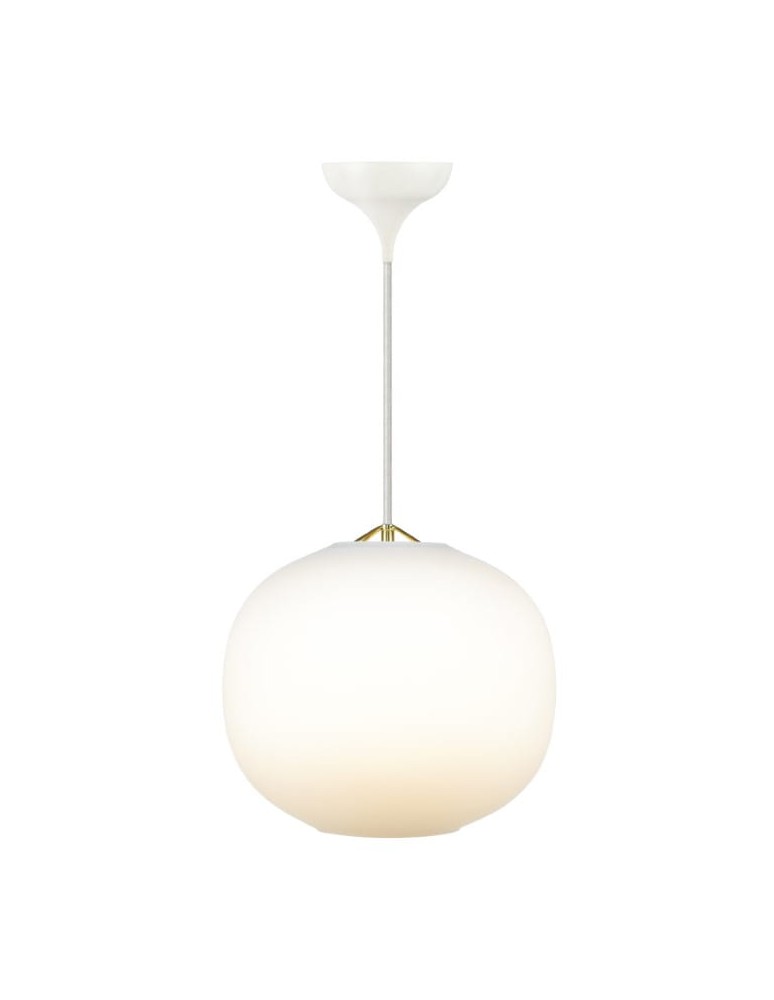 Scandinavian style pendant lamps - DFTP by NORDLUX NAVONE pendant lamp 1xE27 40W Glass White - product kolory-swiatla.pl 3