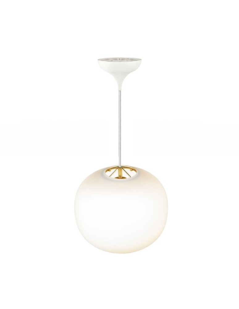 Scandinavian style pendant lamps - DFTP by NORDLUX NAVONE pendant lamp 1xE27 40W Glass White - product kolory-swiatla.pl 4