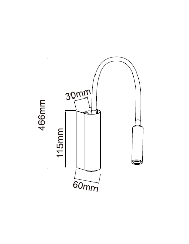 Orlicki Design Nuto Nero LED wall lamp 3W 3000K - product 2