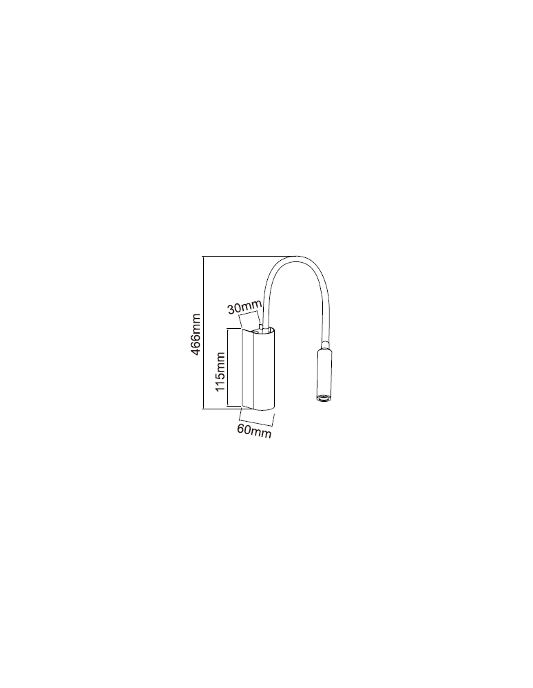 Reading wall lamps - Orlicki Design Nuto Nero LED wall lamp 3W 3000K - product kolory-swiatla.pl 2
