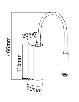 Orlicki Design Nuto Nero Kinkiet LED 3W 3000K - produkt 2