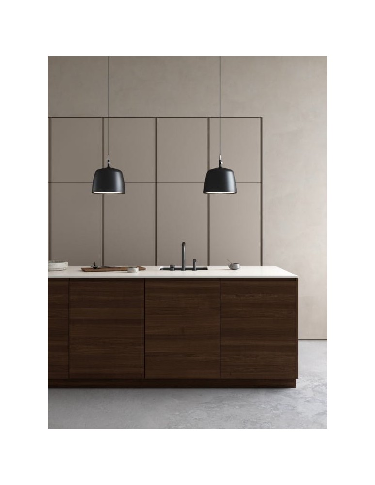 Scandinavian style pendant lamps - DFTP by NORDLUX NORBI pendant lamp 1xE27 60W Metal Black - product kolory-swiatla.pl 2