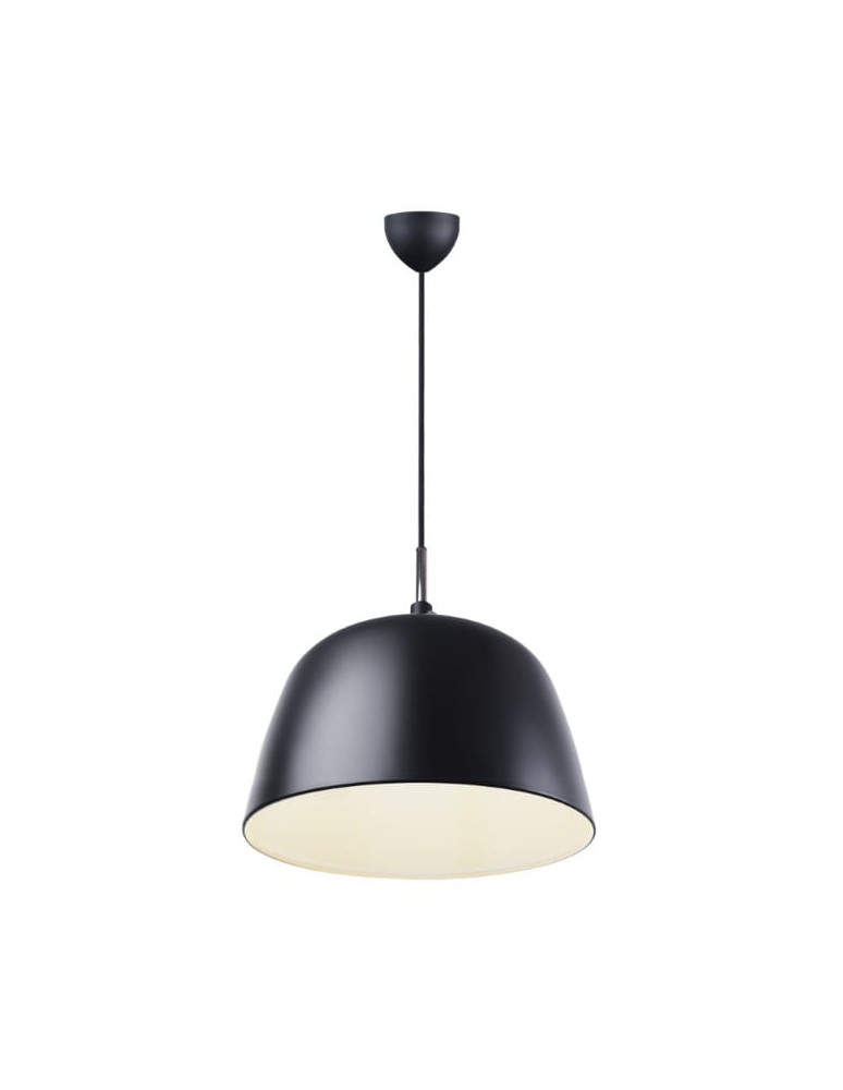 Scandinavian style pendant lamps - DFTP by NORDLUX NORBI pendant lamp 1xE27 60W Metal Black - product kolory-swiatla.pl 1