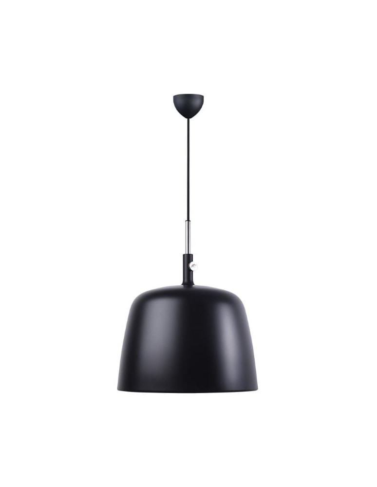 Scandinavian style pendant lamps - DFTP by NORDLUX NORBI pendant lamp 1xE27 60W Metal Black - product kolory-swiatla.pl 3