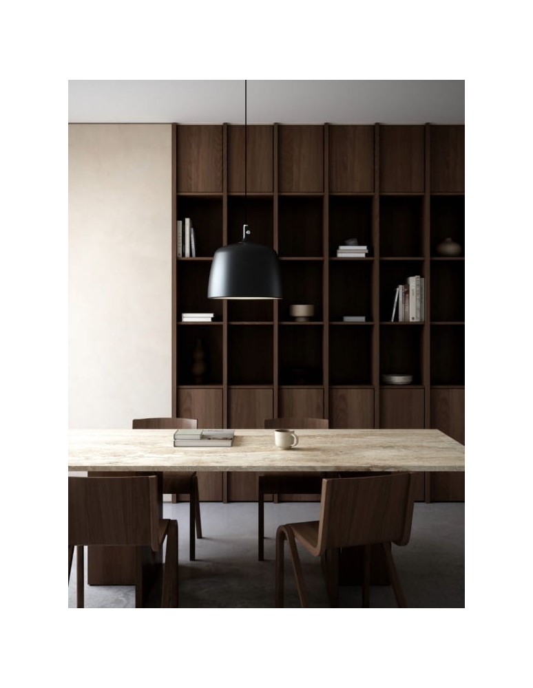 Scandinavian style pendant lamps - DFTP by NORDLUX NORBI pendant lamp 1xE27 60W Metal Black - product kolory-swiatla.pl 2
