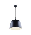 Scandinavian style pendant lamps - DFTP by NORDLUX NORBI pendant lamp 1xE27 60W Metal Black - product 1
