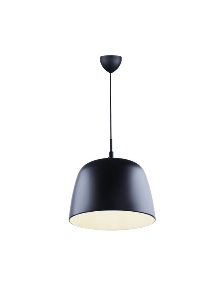 Scandinavian style pendant lamps - DFTP by NORDLUX NORBI pendant lamp 1xE27 60W Metal Black - product kolory-swiatla.pl 1