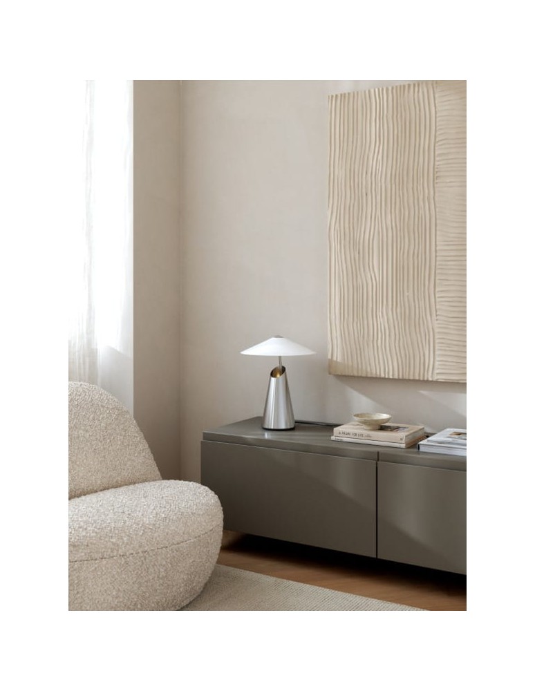 Scandinavian style table lamps - DFTP by NORDLUX TAIDO table lamp 1xE27 25W Metal Chrome. - product kolory-swiatla.pl 2