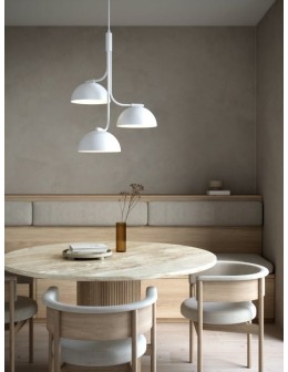 DFTP by NORDLUX Lampa wisząca TULLIO 3xE14 25W Metal Biały - produkt 2