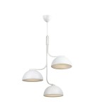 Scandinavian style chandeliers - DFTP by NORDLUX TULLIO pendant lamp 3xE14 25W Metal White - product 1