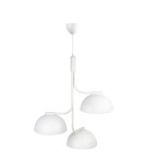 Scandinavian style chandeliers - DFTP by NORDLUX TULLIO pendant lamp 3xE14 25W Metal White - product 4